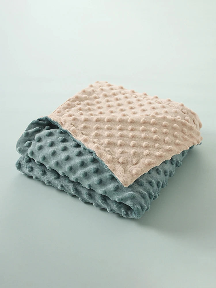 Baby Blanket Infant Quilt Bedding Swaddle Wrap Thermal Newborn Soft Stroller Sleep Cover Soft Washable Thick Blanket