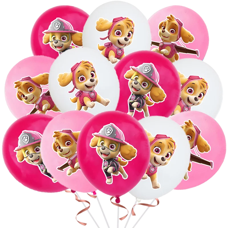 Paw Patrol Birthday Party Decor Dogs Skye Disposable Tableware Tablecloth Plate Cup Gift Bag Kids Boy Favor Gifts Party Supplies