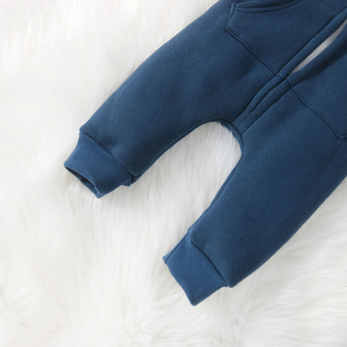 Winter Baby Adorable Cloud Hooded Baby Rompers for Baby Boys and Baby Girls Warm Unisex Baby Bodysuit Clothes