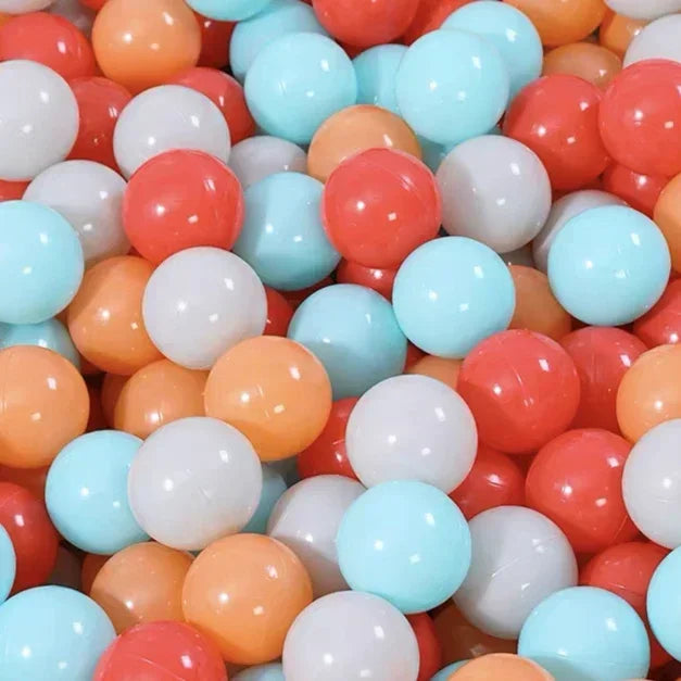 50Pcs Colors Baby Plastic Balls Water Pool Ocean Wave Ball Kids Swim Pit With Basketball Hoop Play House Outdoor Tents Toy Props