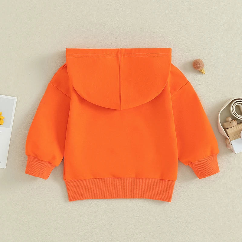 0-36months Baby Hooded Sweatshirt Solid Color Long Sleeve Hoodie Pullovers For Toddler Boys And Girls Spring Fall Sweatshirt