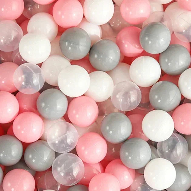 50Pcs Colors Baby Plastic Balls Water Pool Ocean Wave Ball Kids Swim Pit With Basketball Hoop Play House Outdoor Tents Toy Props