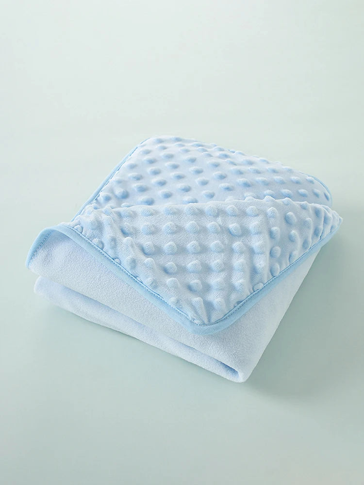 Baby Blanket Infant Quilt Bedding Swaddle Wrap Thermal Newborn Soft Stroller Sleep Cover Soft Washable Thick Blanket