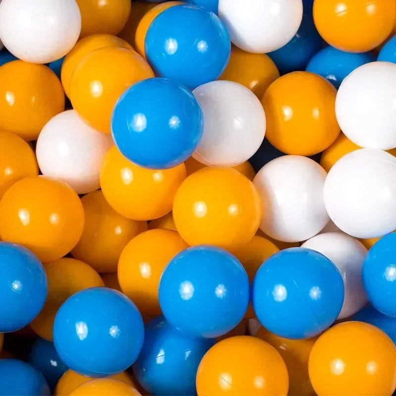 50Pcs Colors Baby Plastic Balls Water Pool Ocean Wave Ball Kids Swim Pit With Basketball Hoop Play House Outdoor Tents Toy Props