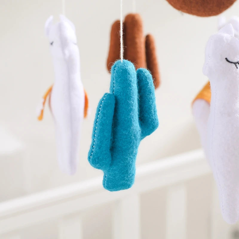 Crib Mobile Holder Rattles Toys Wooden Moon Stars Astronaut Bed Bell Toys Newborn Comfort Crib Bracket Bed Bell Toys Baby Gifts