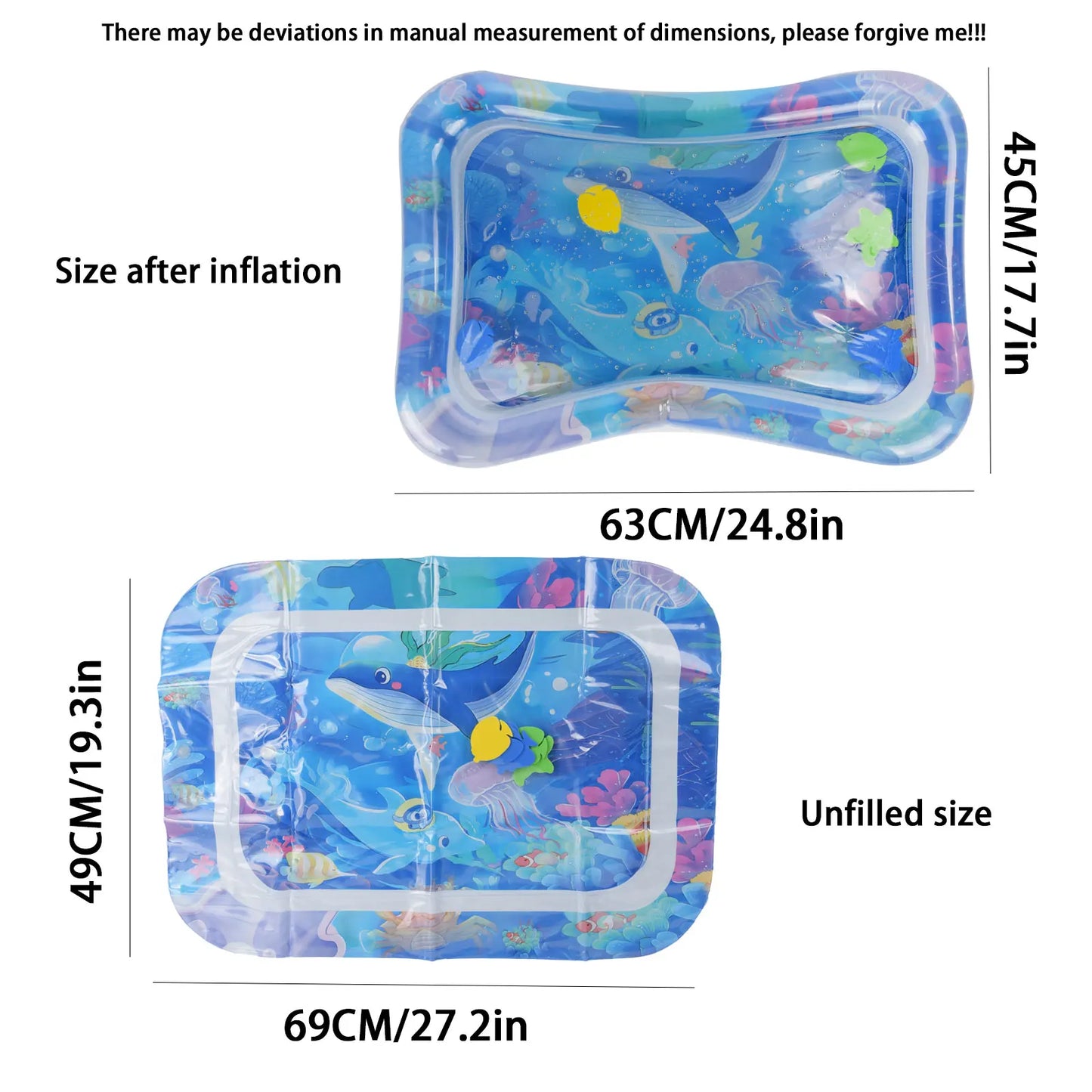 The Water Cushion For Babies, Cute Inflatable Water Toy, Crawling, Toddlers, Promoting Development, Baby Gift