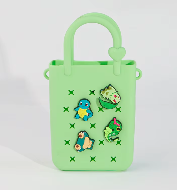Trendy Small Cute Rubber Silicon Sling Bags Charm Cartoon Handbag Goodie Bag Toys for Kids Girl Party