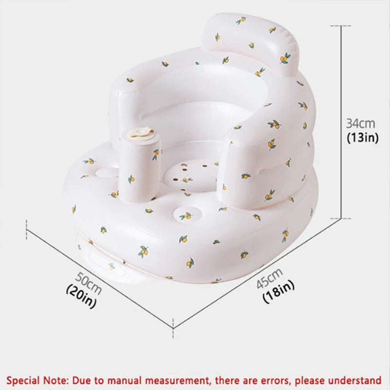 Baby Inflatable Sofa Children's Sofa Portable Inflatable Sofa Pvc Multi-function Seat Practice Sitting Outdoor Home Bathroom