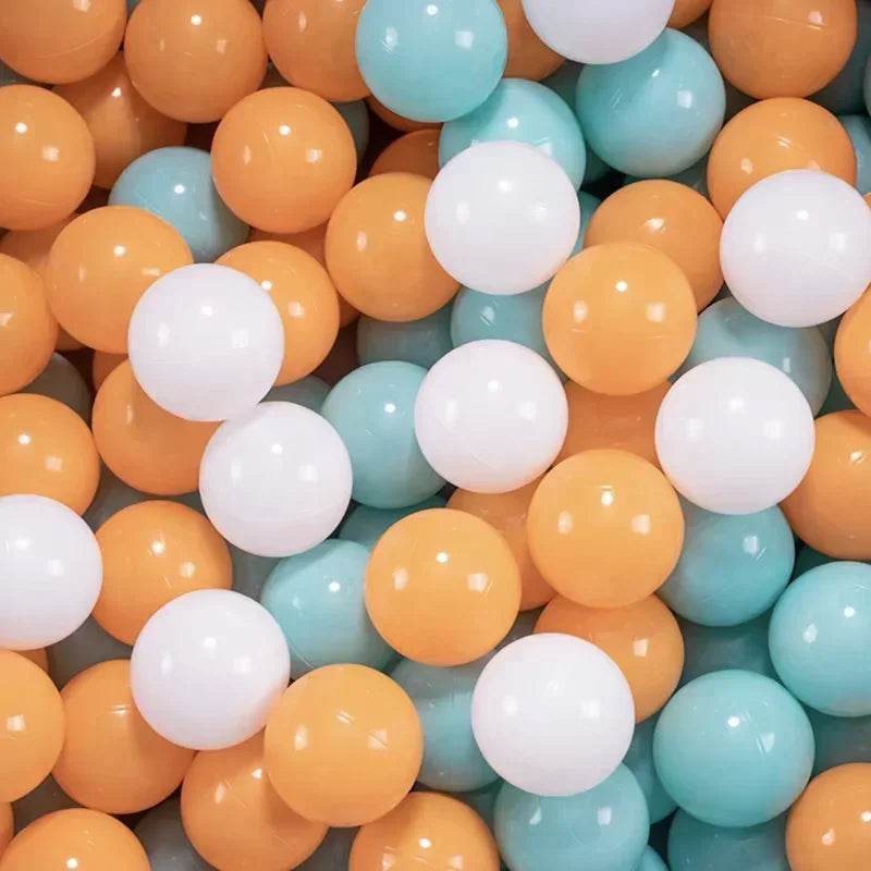 50Pcs Colors Baby Plastic Balls Water Pool Ocean Wave Ball Kids Swim Pit With Basketball Hoop Play House Outdoor Tents Toy Props