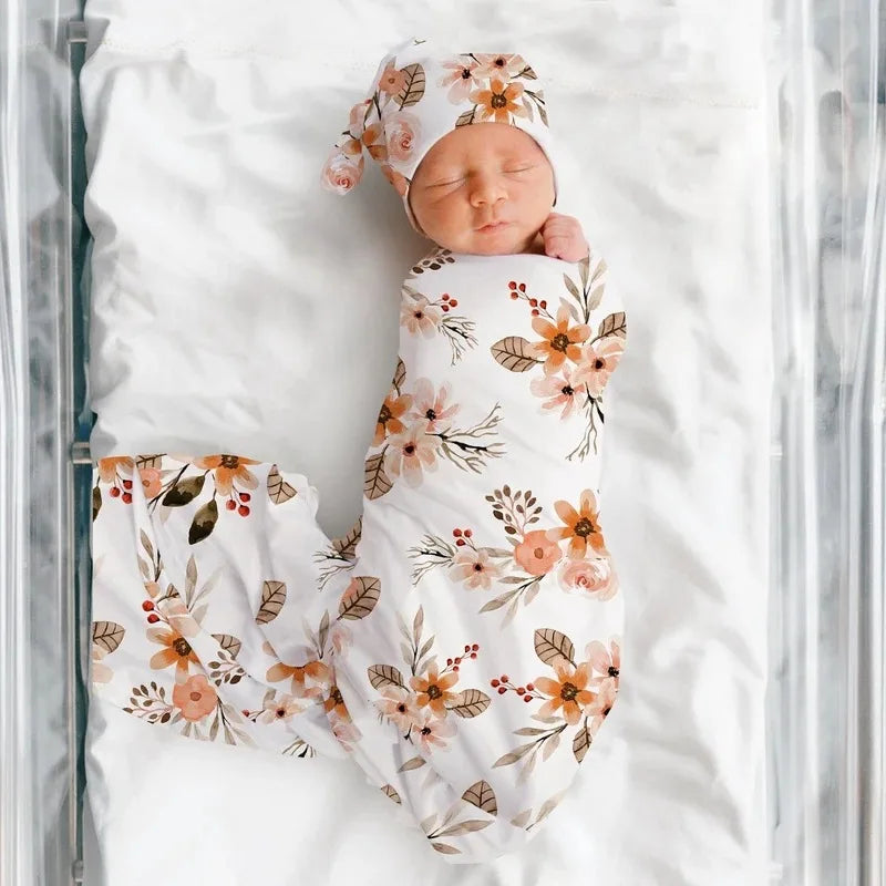 Newborn swaddle Receiving Blanket