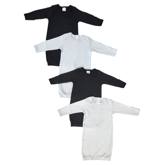 Newborn Baby Boy 4 Piece Gown Set
