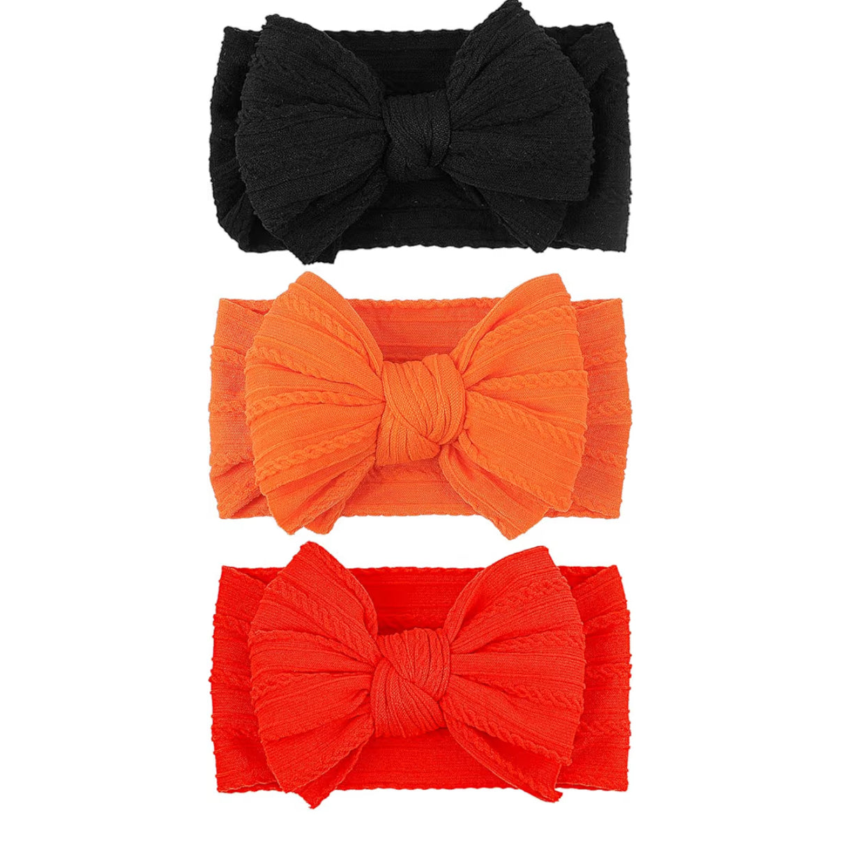 Handmade Hair Accessories Baby Headbands Nylon Hairbands with Double Big B