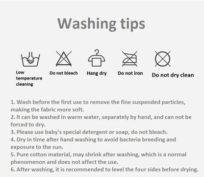 Happyflute 60x60CM Muslin Square Towels Set for Baby-5PCS Soft Bamboo Cotton Gauze Wipes for Face And Bath Newborn Bibs Included