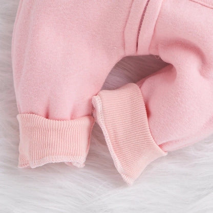 Winter Baby Adorable Cloud Hooded Baby Rompers for Baby Boys and Baby Girls Warm Unisex Baby Bodysuit Clothes