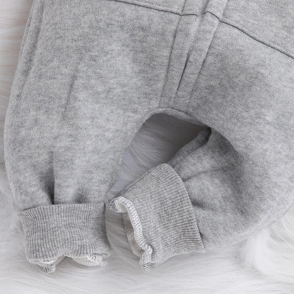 Winter Baby Adorable Cloud Hooded Baby Rompers for Baby Boys and Baby Girls Warm Unisex Baby Bodysuit Clothes