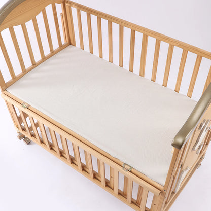 Soft And Breathable Muslin Fitted Crib Sheets 100% Cotton White Baby Crib Sheets