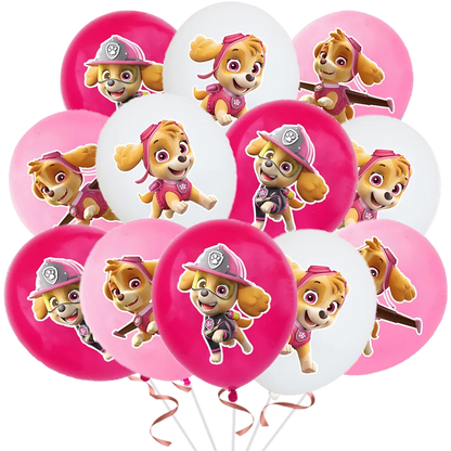 Paw Patrol Birthday Party Decor Dogs Skye Disposable Tableware Tablecloth Plate Cup Gift Bag Kids Boy Favor Gifts Party Supplies