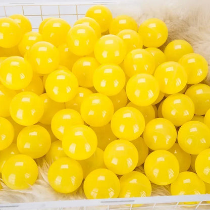 50Pcs Colors Baby Plastic Balls Water Pool Ocean Wave Ball Kids Swim Pit With Basketball Hoop Play House Outdoor Tents Toy Props