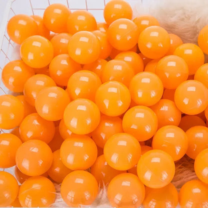 50Pcs Colors Baby Plastic Balls Water Pool Ocean Wave Ball Kids Swim Pit With Basketball Hoop Play House Outdoor Tents Toy Props