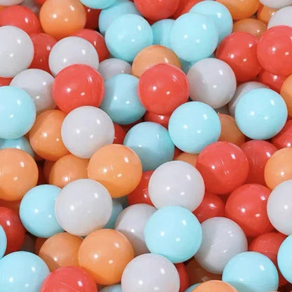50Pcs Colors Baby Plastic Balls Water Pool Ocean Wave Ball Kids Swim Pit With Basketball Hoop Play House Outdoor Tents Toy Props