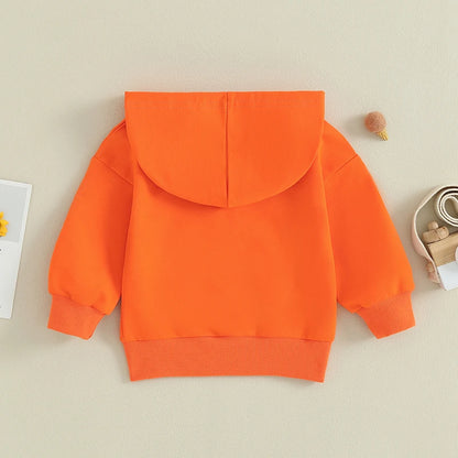 0-36months Baby Hooded Sweatshirt Solid Color Long Sleeve Hoodie Pullovers For Toddler Boys And Girls Spring Fall Sweatshirt