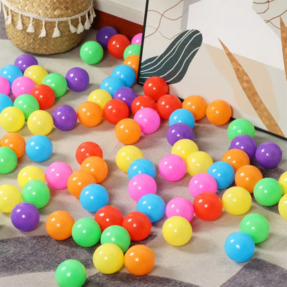 100Pcs Outdoor Sport Ball Colorful Soft Water Pool Ocean Wave Ball Baby Children Funny Toys Eco-Friendly Stress Air Balloons