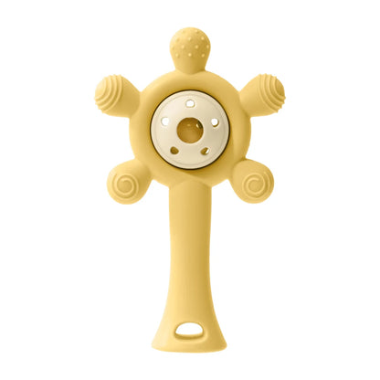 1PC Silicone Baby Teether Toys Cute Cartoon Baby Toys Sky Wheel Shape Rattle Toys For Kids Soft Teether Baby Accessories