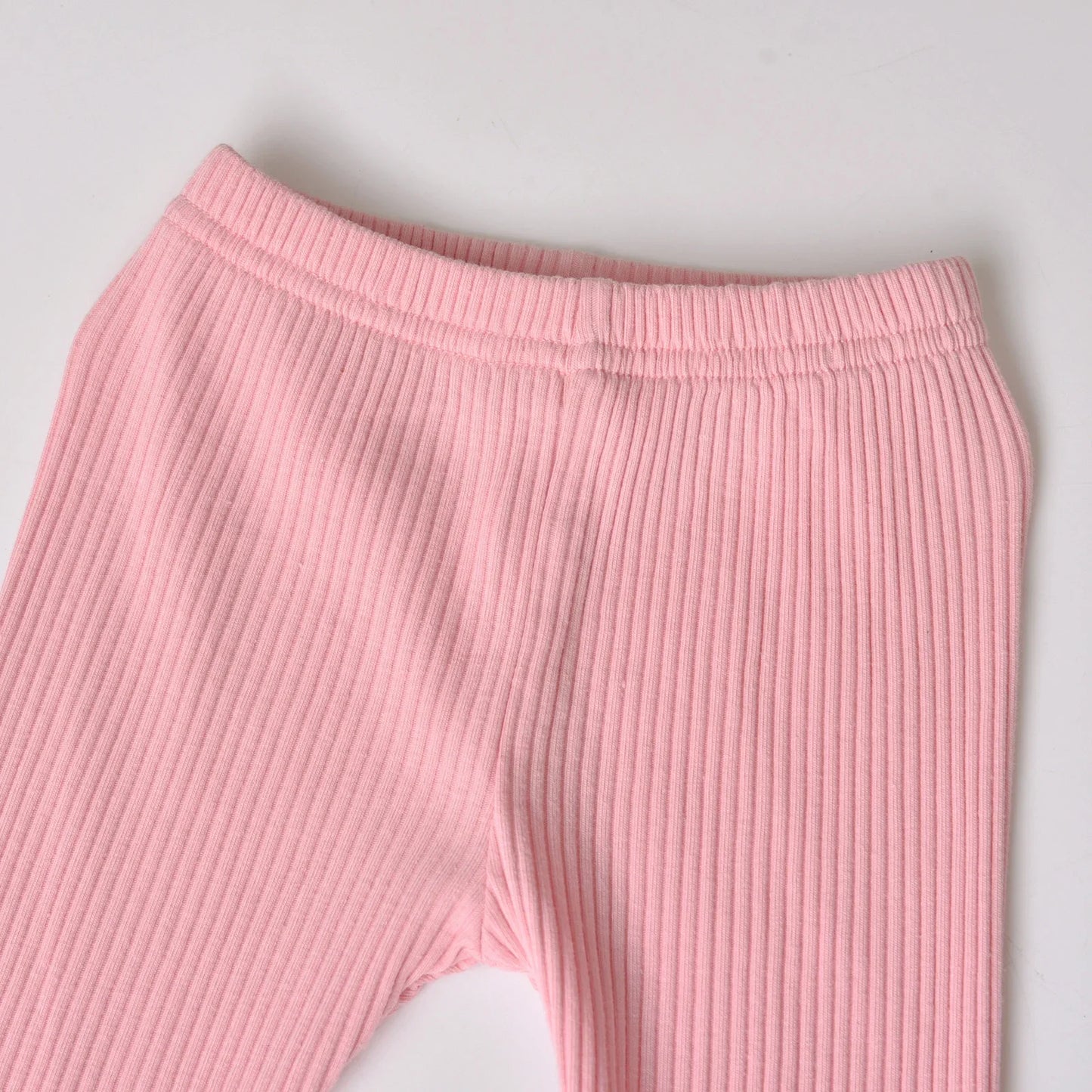 3pcs Newborn Baby Girl Casual Clothes Set Ruffles Knitted Long Sleeve Bodysuit + infant Pants + Headband Solid Color Outfits
