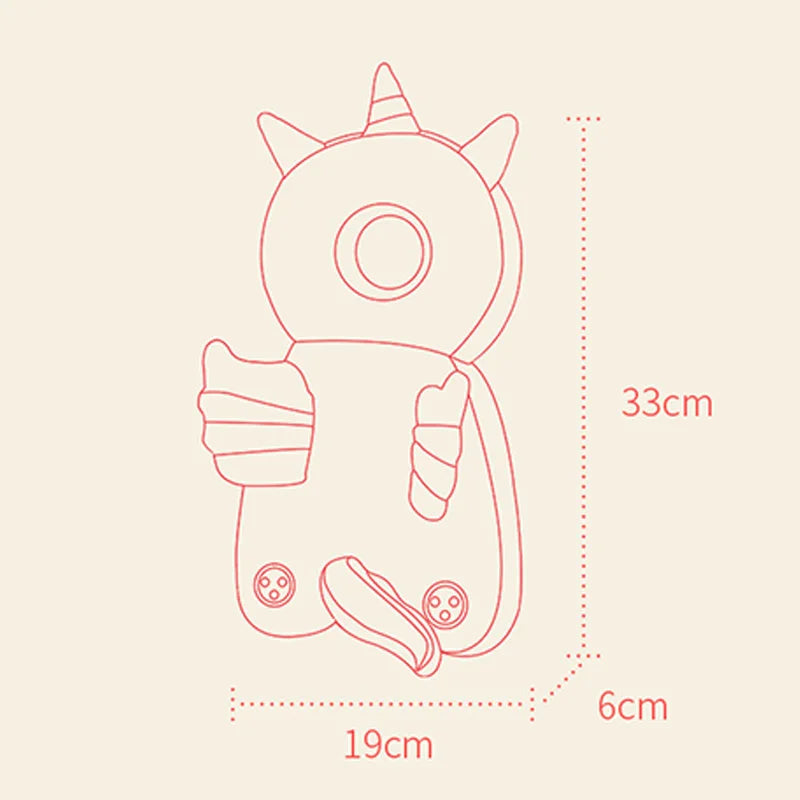 1-3T Toddler Baby Head Protector Safety Corner Guards Prevent Back Injured Angel Bee Cartoon Edge Security Protective Headgear