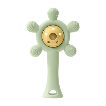 1PC Silicone Baby Teether Toys Cute Cartoon Baby Toys Sky Wheel Shape Rattle Toys For Kids Soft Teether Baby Accessories