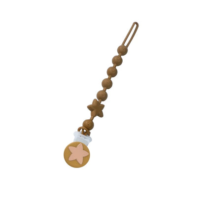 Silicone baby teether star anti-drop chain Baby pacifier chain child pacifier anti-drop strap