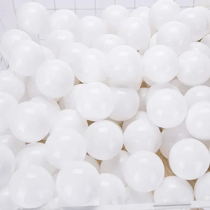 50Pcs Colors Baby Plastic Balls Water Pool Ocean Wave Ball Kids Swim Pit With Basketball Hoop Play House Outdoor Tents Toy Props
