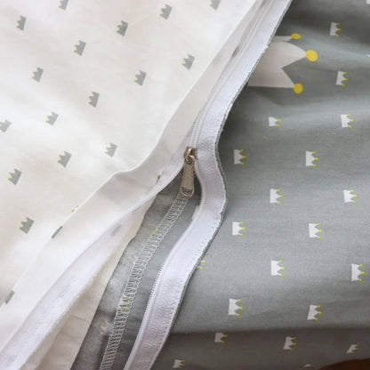3 Pcs Baby Crib Bedding Set Cotton Bed Linens Boy Girl Cot kit Include Pillowcase Sheet Duvet Cover Children Room Decoration