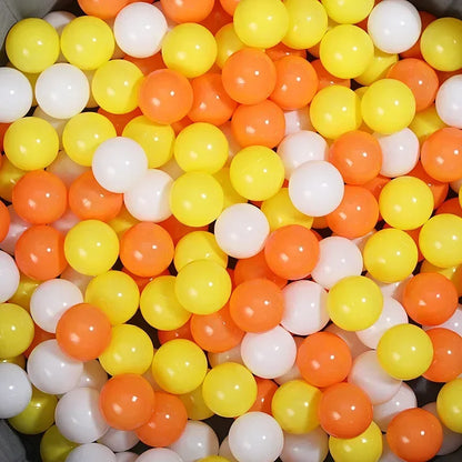 50Pcs Colors Baby Plastic Balls Water Pool Ocean Wave Ball Kids Swim Pit With Basketball Hoop Play House Outdoor Tents Toy Props