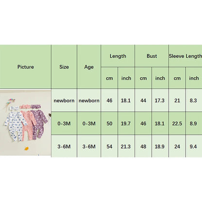 FOCUSNORM Newborn Baby Girls Boys Fall Footies Romper Sets Ruffle Long Sleeve Bow/Flowers Print Jumpsuit with Headband