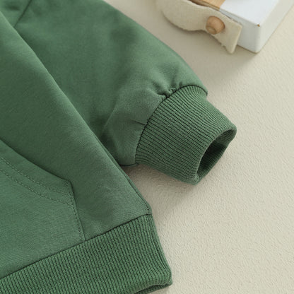 0-36months Baby Hooded Sweatshirt Solid Color Long Sleeve Hoodie Pullovers For Toddler Boys And Girls Spring Fall Sweatshirt