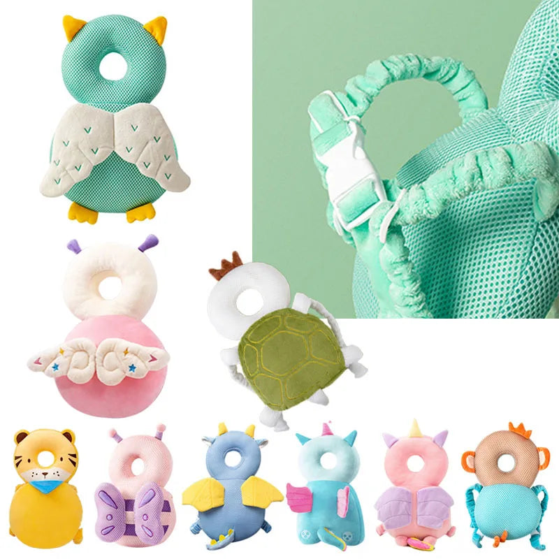 1-3T Toddler Baby Head Protector Safety Corner Guards Prevent Back Injured Angel Bee Cartoon Edge Security Protective Headgear