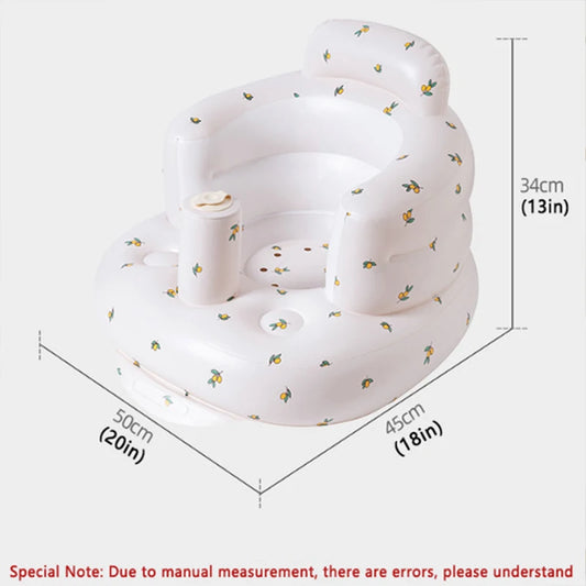 Baby Inflatable Sofa Children's Sofa Portable Inflatable Sofa Pvc Multi-function Seat Practice Sitting Outdoor Home Bathroom