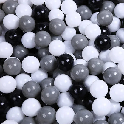 50Pcs Colors Baby Plastic Balls Water Pool Ocean Wave Ball Kids Swim Pit With Basketball Hoop Play House Outdoor Tents Toy Props