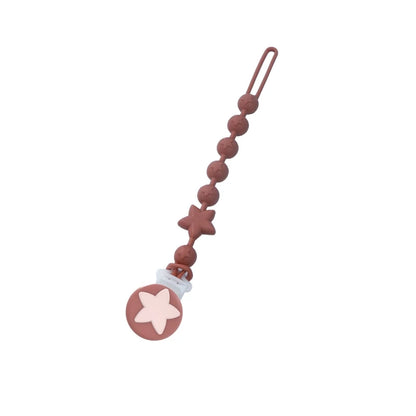 Silicone baby teether star anti-drop chain Baby pacifier chain child pacifier anti-drop strap