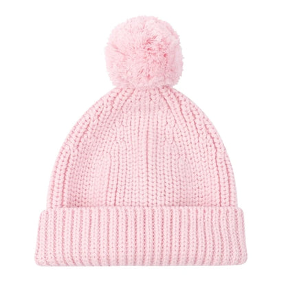Knitted Winter Warm Hat Baby Hat Cotton Elastic Crochet Hat with Pompoms Bonnet Caps for Newborn Toddler 0-6 Month